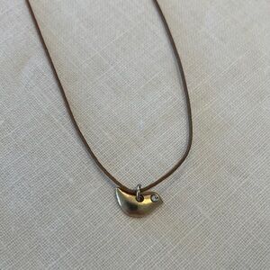 Gold Bird Pendant Necklace